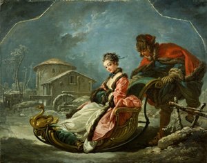 Winter by François Boucher