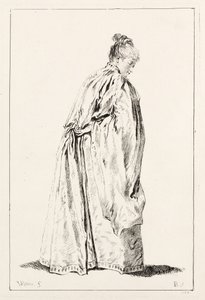 Woman Standing by François Boucher