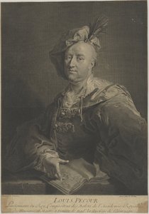 Portrait of the dancer and choreographer Louis Pécour
