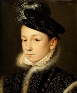 King Charles IX of France by François Clouet