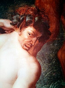 Head of a Satyr, from Diana Bathing