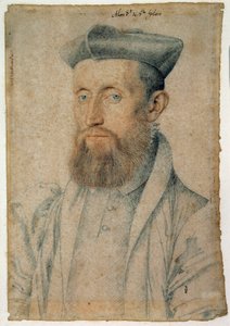 Portrait of Mellin de Saint-Gelais, French Poet by François Clouet
