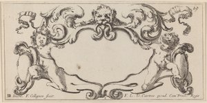 Cartouche by François Collignon after Stefano Della Bella