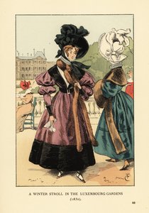 A Winter Stroll in the Luxembourg Gardens