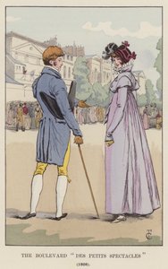 The Boulevard Des Petits Spectacles, 1808
