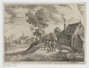 Three Talking Men by François Deroy