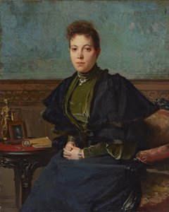 Portrait of Vera Kharitonenko by Francois Flameng