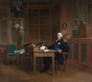 King Louis XVIII in His Study at the Tuileries by François Gérard