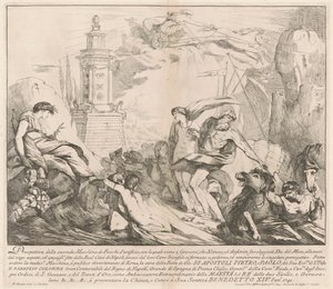 The Second Machine for the Chinea of 1741: Neptune and Amphitrite by François Hutin