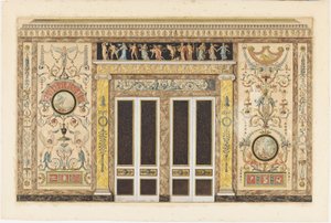 Design for a Wall Elevation in a Music Room