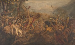 Battle Scene, 19th century by François Joseph Heim
