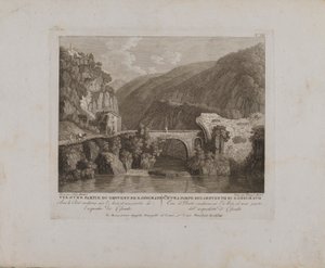 View of a Part of the Convent of S. Cosimato (no. III) by François Morel