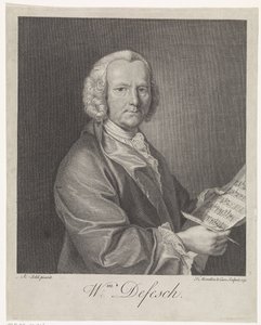 Portrait of the Composer Willem de Fesch 1687-1761, 1751