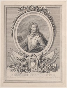 Portrait of René Duguay-Trouin, Lieutenant-General of the Naval Armies of the King, 1765-1807 by François Nicolas Barthélemy Dequevauviller