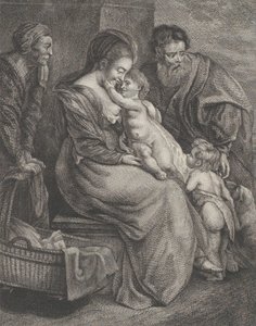 The Holy Family with Saint Elizabeth and Saint John the Baptist by François R. F. Brichet