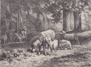 The Sheep, from Magasin Pittoresque by François Rouget