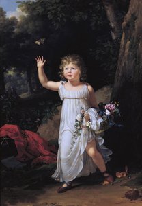 Portrait of Young Edgar Clarke by Francois Xavier Fabre