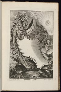 Cartouche with Cornucopia and Sun, Book of Irregular Cartouches