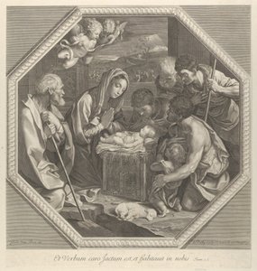 The Adoration of the Shepherds by François de Poilly