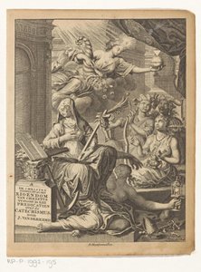 Allegory with Female Personifications of Truth and Possibly Virtues and Vices