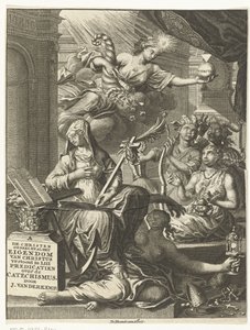 Allegory with Female Personifications of Truth and Possibly Virtues and Vices