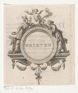 Allegorical Figure and Writing Woman (Letters)