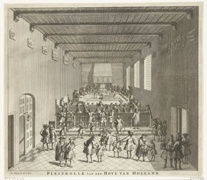 Court of Holland in Session, ca. 1700 by François van Bleyswijck