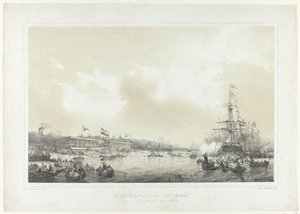 The First Race of the Royal Dutch Yacht Club, Held on June 10, 1846 on the Maas in Rotterdam
