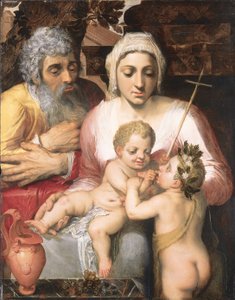 The Holy Family with Saint John the Baptist, 1546 by Frans Floris