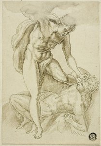 Cain Killing Abel by Frans Floris I