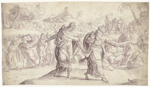 Joshua Executes the Five Kings of the Ammonites by Frans Francken (I)
