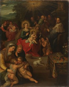 The Holy Kinship by Frans Francken (II)