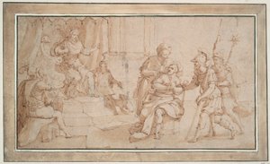 The Blinding of Zaleucus of Locri by Frans Francken the Younger