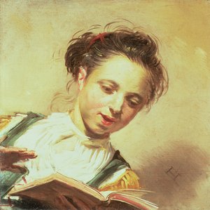 A Girl Singing by Frans Hals