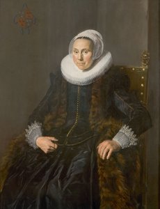 Portrait of Cornelia Claesdr. Vooght by Frans Hals