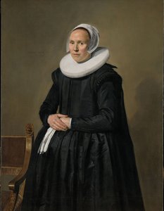 Portrait of Feyntje van Steenkiste by Frans Hals