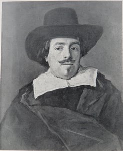 Portrait of a Man Facing Forward by Frans Hals