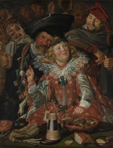 Shrovetide Revellers (The Merry Company) by Frans Hals