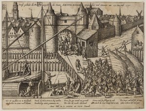 The Assault on Amsterdam on 23 November 1577 by Frans Hogenberg