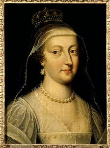 Portrait of Anne of Austria, Queen of France by Frans Pourbus the Younger