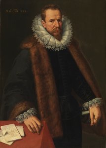 Portrait of Nicolas Helincx, Advisor to the King by Frans II Pourbus