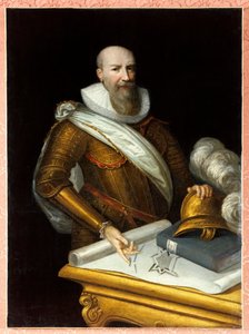 Portrait of the first Duke of Sully as Superintendent of Fortifications. Maximilian of Bethune, Duke of Sully
