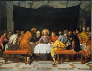 The Last Supper. Painted for the Main Altar of the Church Saint Leu-Saint Gilles in Paris by Frans II Pourbus