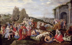 The Slaves and the Furies of Love by Frans II the Younger (after) Francken