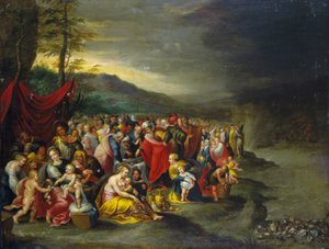 The passage of the Red Sea by Frans II the Younger (workshop of) Francken