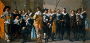 The Meagre Company, 1637 by Frans I Hals