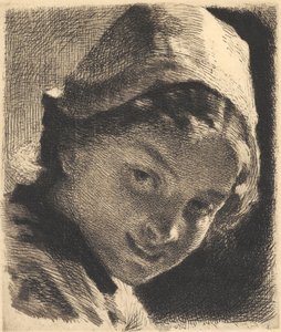 Smiling Girl with Cap