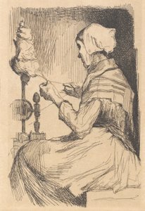 Test Plate: A Spinning Wife by Frans Schwartz