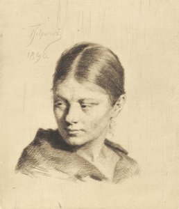 Young Girl Looking to the Side