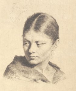 Young Girl Looking to the Side